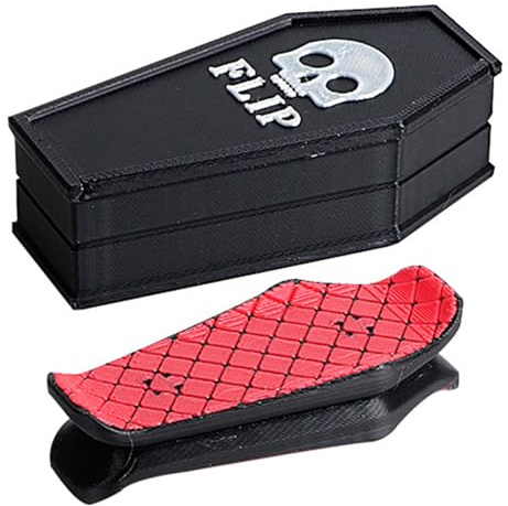Tablilla Magnética Miniatura de Dedo, Juguete Divertido, Relajante y Portátil, Obstáculos para Fingerboards, Girar, Voltear, Deslizar, Skate Mini en Bolsillo, Fidget para Concentrarse y Aliviar Estrés