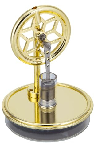 Low Temperature Stirling Engine – Stirling Engine Motor | Steam Heat Electricity Power Generator For Science Experiments, Educational Demonstrations, And Renewable Energy Exploration
