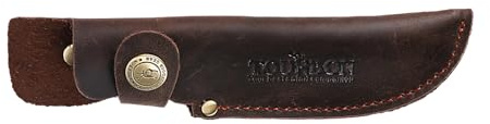 Tourbon Leder-Etui für Jagdmesser, mit Schnappverschluss, Messerhalter (zufällige Farbe)