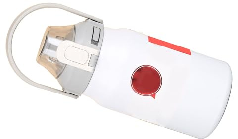 NOENNULL Taza de Vacío de Acero Inoxidable de Gran Capacidad Botella de Agua Aislada Duradera para Deportes Diseño Portátil Ideal para Gimnasio Acero Inoxidable 316 (1.2L)