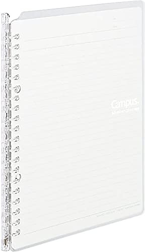 Kokuyo Campus Smart Ring Binder - A5-20 Rings - Clear [Office Product] by Kokuyo Co., Ltd.
