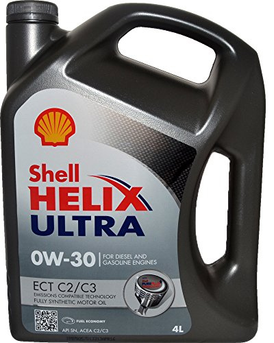 SHELL Motoröl 0W-30 Helix Synthetiköl Motor Öl ACEA C2 ACEA C3 API SN Ultra ECT C2/C3 4L Kompatibel mit VW Golf 7 Schrägheck 5G1, BQ1, BE1, BE2 Golf 4 Schrägheck 1J1 Golf 6 5K1 Golf 5 Schrägheck 1K1