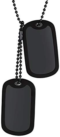 Richsteel personalisierte Dog Tag Anhänger für Foto/Text Herren Damen Kette Militär Armee Erkennungsmarke Anhänger mit Geschenkebox als Bedeutsame Geschenke