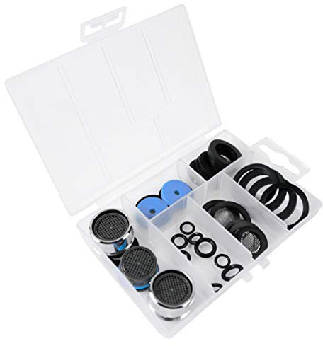 Werkzeyt Dichtungs-Sortiment 32-teilig - Praktische Ersatzteile für sämtliche Einsätze - Ideal für Haushalt, Garten & Sanitärbereich / Ersatzteile-Set mit Dichtringen & Luftsprudler / ZYT148