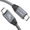 USB C to USB C Cable, 20Gbps Type C 3.2 Gen2x2 Cord with 20Gbps Rate, PD 240W 5A, 4K@60Hz Video and E-Marker for Thunderbolt 3/4, MacBook, Dell XPS, iPad Pro, Samsung S20, S21, SSD, Hub, Monitor (1M)