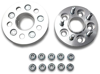 JINGLING KJ - Separadores de rueda de 5 lengüetas PCD 5 x 100, diámetro del buje 56 mm, forjado, 2 unidades