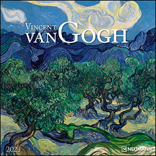 Vincent van Gogh 2023 - Wand-Kalender - Broschüren-Kalender - 30x30 - 30x60 geöffnet - Kunst-Kalender (GRID CALENDAR)