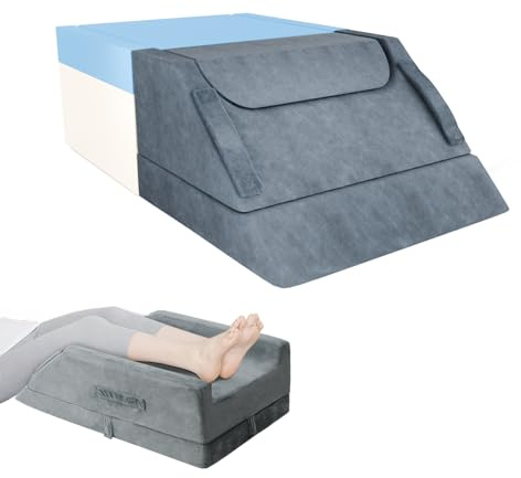 Helining Leg Elevation Pillow, Adjustable Leg Support Pillow for Swelling