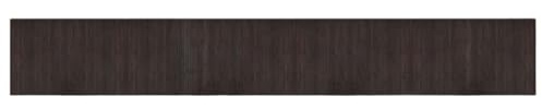 vidaXL Teppich Rechteckig Dunkelbraun 60x400 cm Bambus