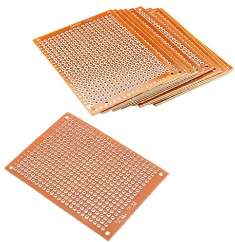 20Pcs PCB Board Prototype Breadboard, 5x7CM Circuit Boards Solderable Breadboard Perfboard Solder Boards for DIY Soldering Electronic Projects