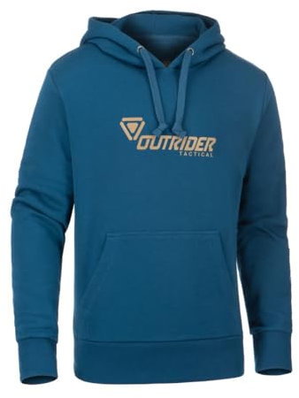 Sudadera con capucha OT con logotipo azul - Outrider, azul, 68 cm