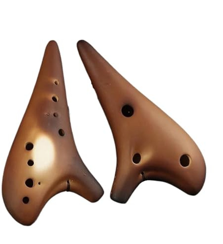 Okarina 12-Loch Alto G Key Ocarina Geräuchert Prozess Professionelle Leistung Flöte Musikinstrument
