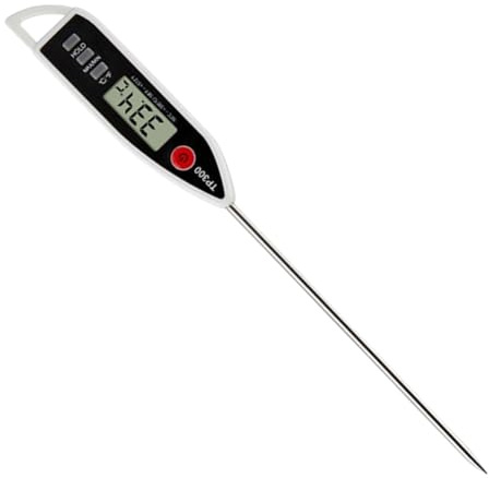 Digitales Bratenthermometer Fleischthermometer Thermometer -50°C - 300°C Kochen Küchenthermometer Grillthermometer Mit Langer Sonde, LED-Display Für Braten, Kochen, Grillen/BBQ, Backen, Baby-Ernährung