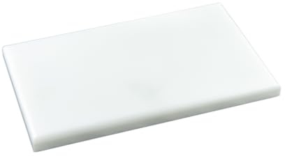 TOPATUPA Tabla Corte Polietileno 60x40x2cm Antideslizante (Blanco)
