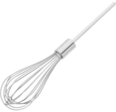 Luxshiny Batidor De Huevo Eléctrico Inoxidable Accesorio De Para Taladro Varilla Larga y Gruesa Herramienta Multiusos Para Cocina y Repostería