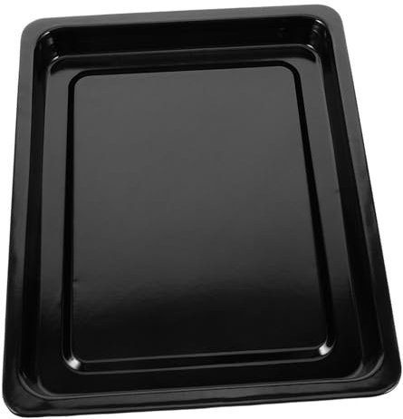 UKCOCO Placa De Parrilla Esmaltada Negra Brillante Para Barbacoa Bandeja Grande Para Asar Bandeja Para Hornear Galletas Para Uso Exteriores