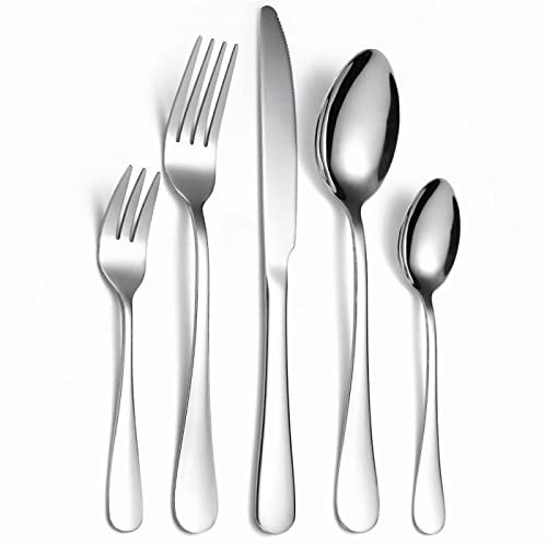 WDCDYQDH Couverts en Acier Inoxydable, Service de Table Complet, Fourchette, cuillère, Couteau, Vaisselle en Or, Livraison directe