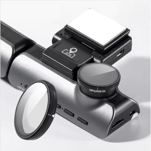 TILLMANER Filtre CPL pour appareil photo avant AZDOME M550/M550 Pro, lentille polarisante circulaire avec étui de rangement