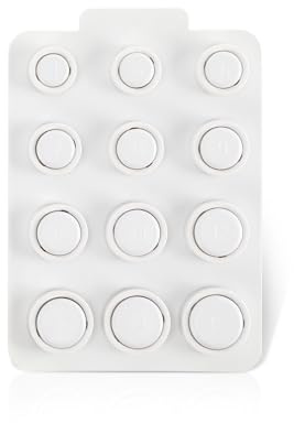 Zikenis Kit de Taille de Bague,Mesure Doigt Mesure Bague Doigt,Métal Outil de Mesure Bijoux Professionnel,pour Trouvez Votre Taille Avant d'acheter,12 Tailles