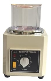 Tischpolierer, Schmuck Polierwerkzeug Magnetpoliermaschine Kleine Poliermaschine Jade Metal Silber Schmuck Entgratungsmaschine