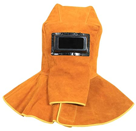HAMPPLIES Gorro de Soldador de con Chal Ligero y Resistente para Protección Térmica Soldadura y Trabajos Industriales