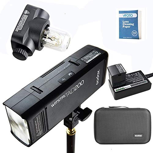 Godox AD200 2.4G TTL Tasche Blitzlicht 200Ws Kamera Blitzgerät