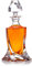 polar-effek Whiskyflasche Karaffe Whiskey Dekanter mit Glass Verschluss 800ml für Rum, Scotch, Cognac - Geschenk-Idee für Männer- mit Geschenkbox