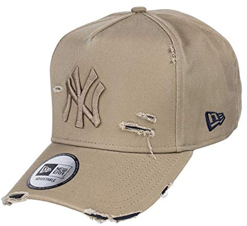 New Era New York Yankees Distressed A-Frame Adjustable Cap - One-Size