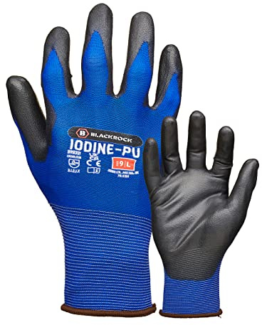 Blackrock Ultra-Thin Safety Working Gloves, Component Grip Handling | Touchscreen Compatible, Mechanics, Painting, Electrician, Warehouse, Thin Work Gloves for Men and Women, Size 11/XXL