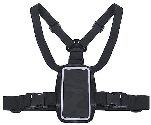 Maclean MC-446 Running Sports Mobile Phone Chest Strap Mount Holder Universal Adjustable Exercise Active