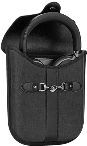 Geekria Elite Headphones Case for On-Ear/Over-Ear Headphones, Replacement Hard Shell Travel Carrying Bag, Compatible with Bose QC Ultra II, 700, Sony WH-1000XM4, JBL Tune 770NC (Black)