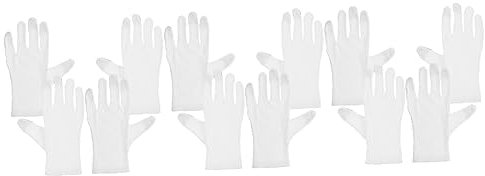UKCOCO 6paare Touchscreen Gartenhandschuhe Dünne Weiße Baumwollhandschuhe Für Frauen Rutschfest Atmungsaktiv Und Bequem Für Gartenarbeit Für Vielseitigen Einsatz