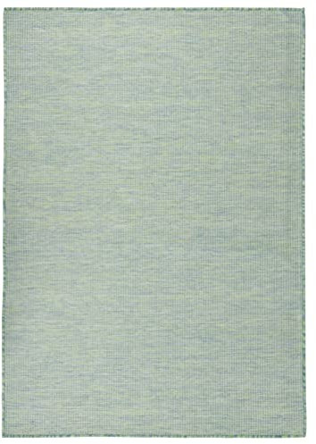 Camerina Outdoor-Teppich Flachgewebe 200x280 cm Türkis KüChenteppich LäUfer Vorraum Teppich LäUfer Flur Schmutzabweisend
