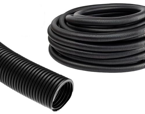 PondLife Kabelschutzschlauch - Flexibles Wellrohr - ungeschlitzt - stabil - biegfest - UV beständig - 5m x 50mm