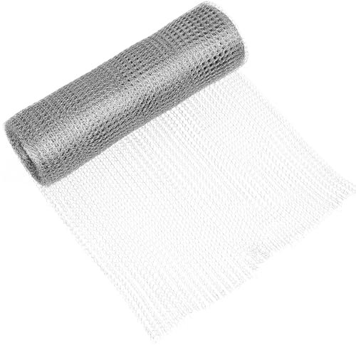 Hmkesoteric Maille de Acier Inoxydable, Filets de Acier Inoxydable pour Jardin, Grillage Anti Rongeur Filet de Protection Contre pour Rongeurs Limaces Insectes 21 cm x 6 m