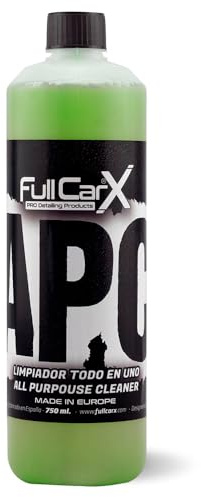 FULLCARX APC Tout-En-Un Ultra Concentré 750ml Nettoyant Polyvalent Voiture, Diluer dans l'Eau, Convient à Toutes Surfaces Carrosserie Jantes Textile Intérieur Produit Nettoyage Detailing Professionnel