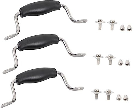 OKUMEYR Pan Lid Handle Replacement 3pcs Set, Universal Two-Hole Pot Lid Knobs for Glass Cookware Covers, Heat Resistant Kitchen Pan Cover Grip Compatible with Medium Pots