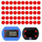 Makoto Nobu 100 Piezas Almohadillas Adhesivas Circulares, Resistente a Altas Temperaturas almohadillas adhesivas de doble cara, para salpicadero, cámara, parabrisas, Dash Cam (10MM)
