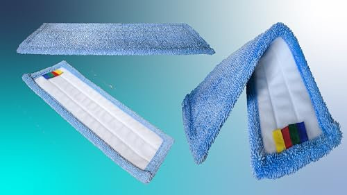 FRANGE MICROFIBRE EPAISSE AUTO-AGRIPPANTE 40 CM QUALITE PROFESSIONNELLE STEVER PRO - GRANDE ABSORPTION POUR BALAI SERPILLERE AVEC SUPPORT AUTO-AGRIPPANT