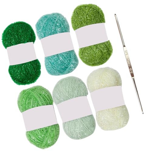 LLHCF Crocheting Yarn For Beginner Professional Polyester Yarn Each Skein 1.76oz 120 Yards For Knitting Crocheting Dishcloths