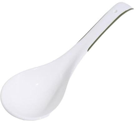 Cuchara Sopera Cucharón de cerámica for sopa de gachas de avena para Cocinar en La Cocina(Verde)