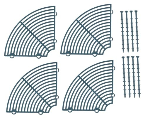 WEKADRIN Copertura Protettiva Rete per Vaso di Piante Interno Protezione Terreno Antigatto Griglia Traspirante per Vasi di Media Facile da Installare Colore Verde Scuro Elegante