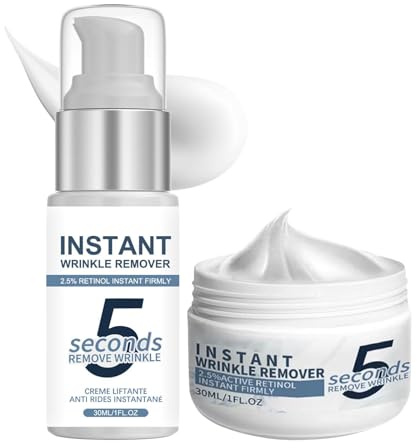5 Sekunden Lifting Firming Anti-Aging Ket,Faltencreme mit Soforteffekt,Instant Face Tightener Cream,Tränensäcke und Schlaffe Haut,Feuchtigkeitspflege für Gesicht,Tragba,Leicht Aufzutragen (AB, 30ML)