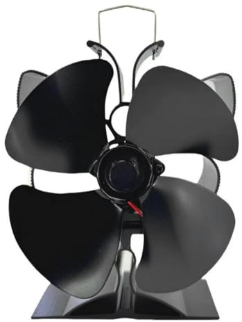 Ventilateur De Distribution Pour Foyer Action Démarrage À Chaud 60 350 ℃ Étendue Travail Affûteurs Aérodynamiques En Aluminium Dispositif Chauffage Maison Ventilation