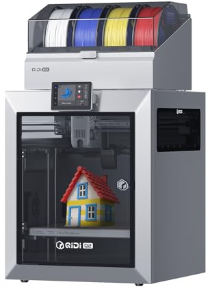 QIDI Q2 Combo 3D Printer with QIDI Box, Multi-Color & Multi-Material Enclosed FDM Printer with 600mm/s High Speed, 370°C Hotend, 65°C Active Chamber Heating, AI camera, Build Volume 270x270x256mm