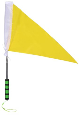 HEMOTON Teleskop-Fahnenmast Ausziehbar Aus Edelstahl Mit Wetterfester Sicherheitsflagge Für Reiseleiter Lehrer Und Gruppen Bei Schul- Und Outdoor-Aktivitäten