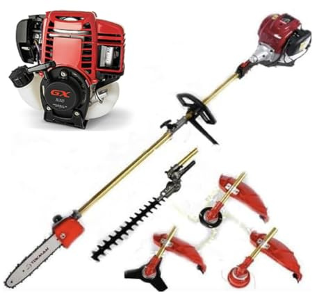 GX35 Désherbeur 5 en 1 pour tondeuse à gazon et tronçonneuse 4 temps
