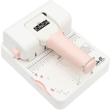 We R Memory Keepers 661310 Mini Cinch Bindegerät, White & Pink