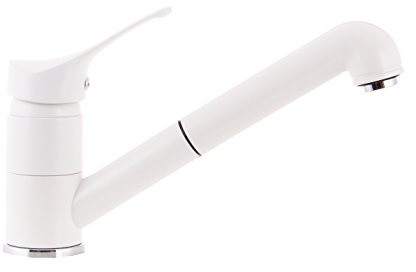 Grünblatt Weiß matt Küche Armatur herausziehbar Geschirrbrause Küchenarmatur Einhebelmischer Wasserhahn mit Brause Handbrause küchenarmaturen armaturen