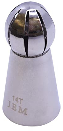 JEM Twist Piping Nozzles 14T & 15T, Set of 2, Silver